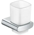 KEUCO ELEGANCE Glashalter, Echtkristallglas mattiert, verchromt, 11650019000