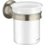 hansgrohe AXOR Montreux Zahnputzbecher, 42134820, Farbe: Brushed Nickel