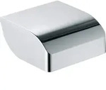 KEUCO ELEGANCE Toilettenpapierhalter mit Deckel, starr, verchromt, 11660010000