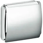 KEUCO PLAN Toilettenpapierhalter mit Deckel, schwenkbar, 14960010000, Farbe: