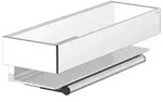KEUCO EDITION 11 Duschablage mit Glasabzieher, abnehmbar, 11159010000, Farbe: