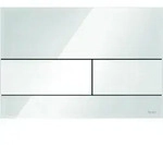 TECEsquare WC-Bet&auml;tigungsplatte Glas f&uuml;r Zweimengentechnik, 9240800, Farbe: Glas