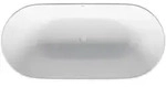 Duravit Luv Badewanne, freistehend, nahtlose Acrylverkleidung, 2 R&uuml;ckenschr&auml;gen,