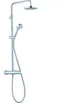 KLUDI LOGO Thermostat Dual Shower System, Wandmontage, Hotstop, chrom, 6809205-00