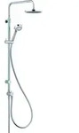 KLUDI LOGO Dual Shower System, h&ouml;henverstellbare und schwenkbare Kopfbrause,