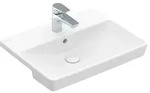 Villeroy & Boch Avento Vorbauwaschtisch, 1 Hahnloch, mit &Uuml;berlauf, 550x360mm,