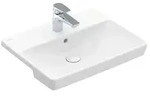 Villeroy & Boch Avento Vorbauwaschtisch, 1 Hahnloch, mit &Uuml;berlauf, 550x360mm,