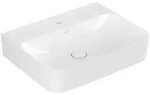 Villeroy & Boch Finion Waschtisch, verdeckter &Uuml;berlauf, 1 Hahnloch, Unterseite