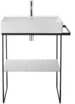 Duravit DuraSquare Waschtisch, 60x47cm, 1 Hahnloch, ohne &Uuml;berlauf, Unterseite