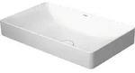 Duravit DuraSquare Aufsatzbecken, 60x34,5cm, ohne Hahnloch, ohne &Uuml;berlauf, R&uuml;ckwand