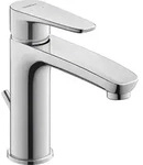 Duravit B.1 Einhebel-Waschtischmischer M, mit Ablaufgarnitur, Ausladung 139mm,