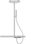 hansgrohe AXOR ShowerSolutions Showerpipe mit Thermostat 800 und Kopfbrause 350