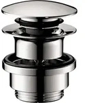 hansgrohe Ablaufgarnitur Push Open, 50100000, Farbe: Chrom
