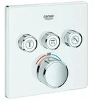 Grohe Grohtherm SmartControl Thermostat mit drei Absperrventilen, Wandrosette moon