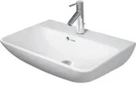 Duravit ME by Starck Waschtisch Compact, mit &Uuml;berlauf, 1 Hahnloch, mit...