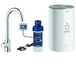 GROHE Red Mono Standventil Set, Ausladung 153mm, C-Auslauf, mit GROHE Red Boiler
