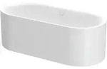 BetteLux Oval Silhouette Badewanne, freistehend, 2 R&uuml;ckenschr&auml;gen, 1700x750x450mm,