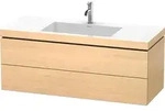 Duravit L-Cube c-bonded Set wandh&auml;ngend, 2 Schubk&auml;sten, ohne &Uuml;berlauf, 1...