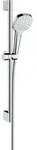 hansgrohe Croma Select E Brauseset 1-jet mit Brausestange 65 cm, wei&szlig;/ chrom,