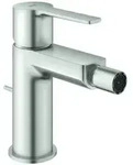 Grohe Lineare Einhand-Bidetbatterie, Zugstangen-Ablaufgarnitur, Ausladung 114mm,