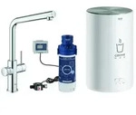 Grohe Red Duo Einhand-Sp&uuml;ltischarmatur Set, Ausladung 221mm, L-Auslauf, mit...