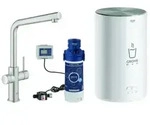 Grohe Red Duo Einhand-Sp&uuml;ltischarmatur Set, Ausladung 221mm, L-Auslauf, mit...