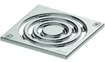 TECEdrainpoint S Designrost, Edelstahl, 142 &times; 142 mm, verschraubbar, 3665001