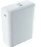Geberit iCon Square Keramik-Aufputz-Sp&uuml;lkasten, 6 l, inklusive verchromtem