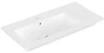 Villeroy & Boch Venticello Schrankwaschtisch, Becken links, 1 Hahnloch, mit