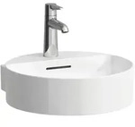 LAUFEN VAL Handwaschbecken, unterbauf&auml;hig, ohne Hahnloch, mit &Uuml;berlauf,...