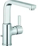 KLUDI ZENTA Waschtisch-Einhandmischer, Auslaufh&ouml;he 220mm, schwenkbar, mit Metall