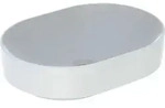 Geberit VariForm Aufsatzwaschtisch elliptisch, 550x400mm, ohne Hahnloch, ohne