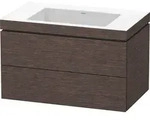 Duravit L-Cube c-bonded Set wandh&auml;ngend, 2 Schubk&auml;sten, ohne &Uuml;berlauf, ohne
