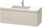 Duravit L-Cube c-bonded Set wandh&auml;ngend, 1 Auszug, ohne &Uuml;berlauf, 1 Hahnloch,