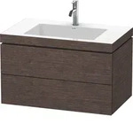 Duravit L-Cube c-bonded Set wandh&auml;ngend, 2 Schubk&auml;sten, ohne &Uuml;berlauf, 1...