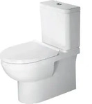 Duravit No.1 Stand-WC, rimless, f&uuml;r Kombination, 365x650mm, Abgang