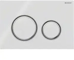 Geberit Sigma50 Bet&auml;tigungsplatte, f&uuml;r 2-Mengen-Sp&uuml;lung, Metallfarbe verchromt,