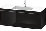 Duravit L-Cube c-bonded Set wandh&auml;ngend, 1 Auszug, ohne &Uuml;berlauf, 1 Hahnloch,