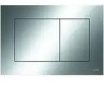 TECEnow WC-Bet&auml;tigungsplatte f&uuml;r Zweimengentechnik, 9240401, Farbe: Chrom gl&auml;nzend