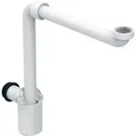 Geberit Waschbeckenablauf/ Raumsparsiphon mit Tauchrohr, 151.116.11.1