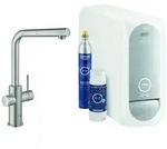 Grohe Blue Home Einhand-Sp&uuml;ltischarmatur Starter Kit, Ausladung 223mm,...