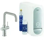 Grohe Blue Home Einhand-Sp&uuml;ltischarmatur Starter Kit, Ausladung 223mm, U-Auslauf,