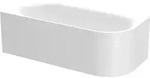 BetteLux Oval IV Silhouette Eck-Badewanne, 2 R&uuml;ckenschr&auml;gen, Einbau in Ecke links,