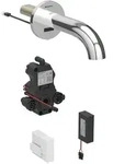 Geberit Piave Waschtischarmatur, Ausladung 170mm, mit Mischer, Batteriebetrieb,...