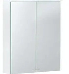 Geberit Option Basic Spiegelschrank mit integrierter Beleuchtung, zwei T&uuml;ren,...