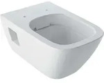 Geberit Renova Nr. 1 Plan Wand-WC Tiefsp&uuml;ler, sp&uuml;lrandlos, wandh&auml;ngend,