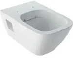 Geberit Renova Nr. 1 Plan Wand-WC Tiefsp&uuml;ler, sp&uuml;lrandlos, wandh&auml;ngend,