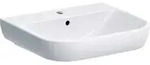 Geberit Smyle Waschtisch 500227, 55x48cm, mit Hahnloch und &Uuml;berlauf, 500.227.01.1,