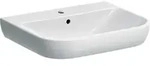Geberit Smyle Waschtisch 500228, 60x48cm, mit Hahnloch und &Uuml;berlauf, 500.228.01.8,