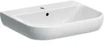 Geberit Smyle Waschtisch 500228, 60x48cm, mit Hahnloch und &Uuml;berlauf, 500.228.01.1,